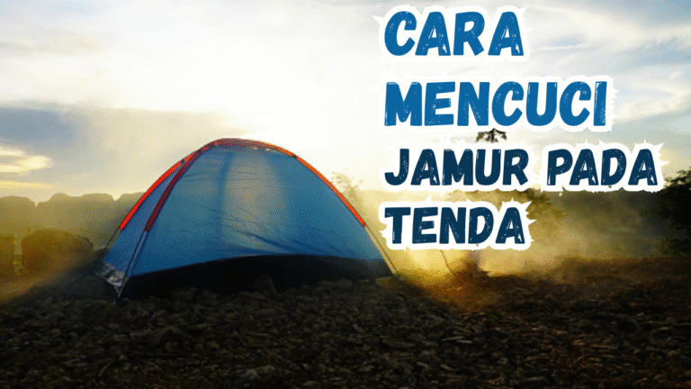 Bersihkan Jamur di Tenda, Biar Awet dan Kinclong Lagi!